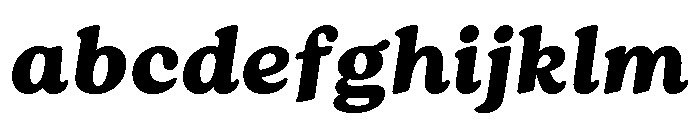 Roca Heavy Italic FONT