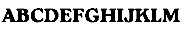 Roca Heavy Font UPPERCASE