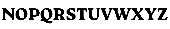 Roca Heavy Font UPPERCASE