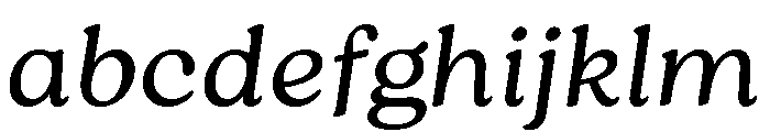 Roca Light Italic FONT