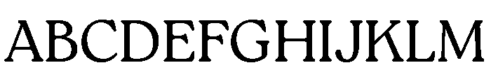 Roca Light Font UPPERCASE