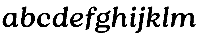 Roca Regular Italic FONT