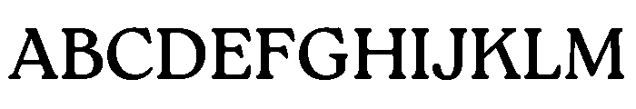 Roca Regular Font UPPERCASE