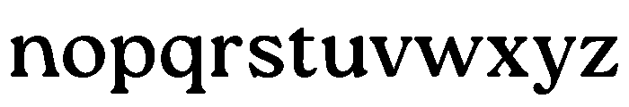 Roca Regular Font LOWERCASE