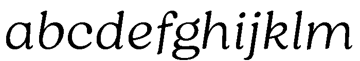 Roca Thin Italic FONT