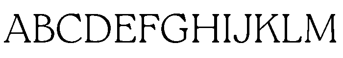 Roca Thin Font UPPERCASE