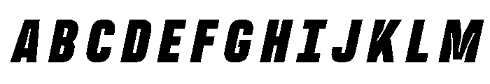 Rocinante Titling Black Oblique Font UPPERCASE