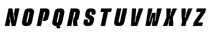 Rocinante Titling Black Oblique Font UPPERCASE