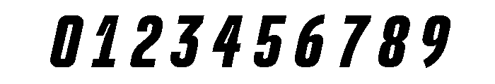 Rocinante Titling Bold Oblique Font OTHER CHARS