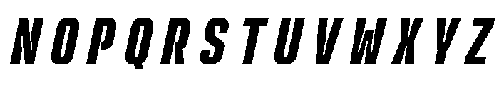Rocinante Titling Bold Oblique Font UPPERCASE