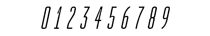 Rocinante Titling Light Oblique Font OTHER CHARS
