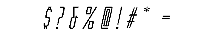 Rocinante Titling Light Oblique Font OTHER CHARS