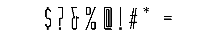 Rocinante Titling Light Font OTHER CHARS