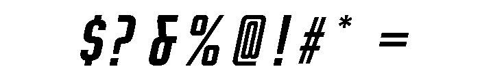 Rocinante Titling Medium Oblique Font OTHER CHARS