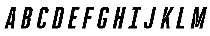 Rocinante Titling Medium Oblique Font UPPERCASE