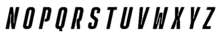 Rocinante Titling Medium Oblique Font LOWERCASE