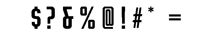Rocinante Titling Medium Font OTHER CHARS