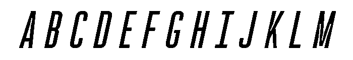 Rocinante Titling Regular Oblique Font UPPERCASE