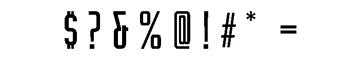 Rocinante Titling Regular Font OTHER CHARS