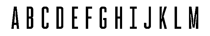 Rocinante Titling Regular Font UPPERCASE