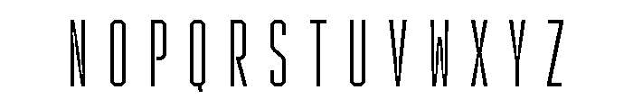 Rocinante Titling Font LOWERCASE
