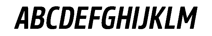 Rockeby Bold Italic Font UPPERCASE
