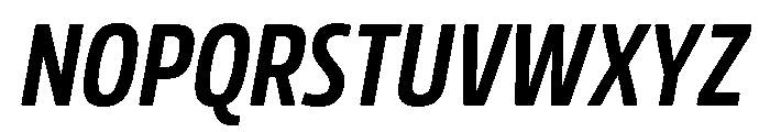 Rockeby Bold Italic Font UPPERCASE