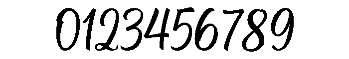 Rockeby Brush Clean Font OTHER CHARS