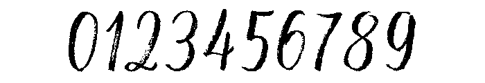 Rockeby Brush Dry Font OTHER CHARS