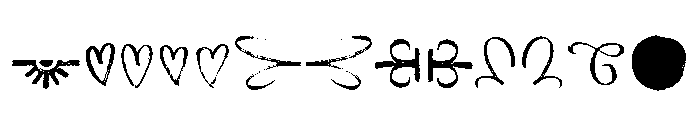 Rockeby Brush Rough Extras Font UPPERCASE