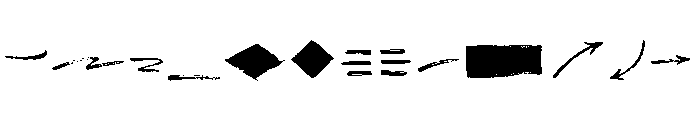 Rockeby Brush Rough Extras FONT