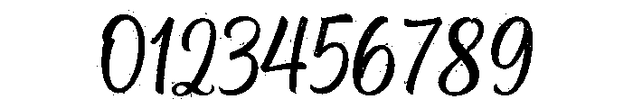 Rockeby Brush Rough Font OTHER CHARS