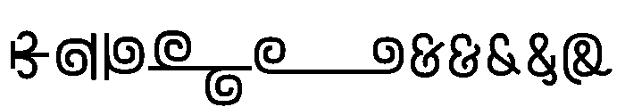 Rockeby Extras Black Font UPPERCASE