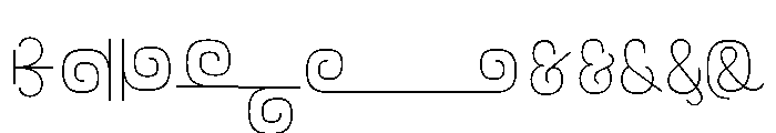 Rockeby Extras Light Font UPPERCASE