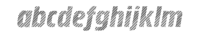 Rockeby Hatched Italic FONT
