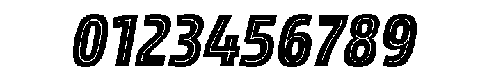 Rockeby Inline One Italic Font OTHER CHARS