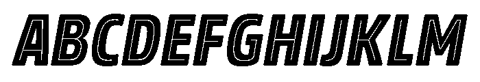 Rockeby Inline One Italic FONT