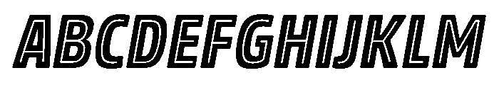 Rockeby Inline Two Italic FONT