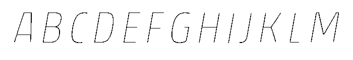 Rockeby Inside One Italic Font UPPERCASE
