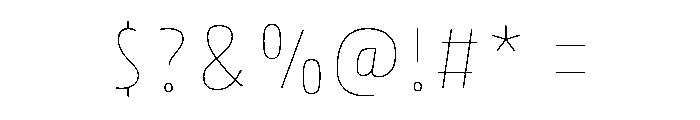 Rockeby Inside One Font OTHER CHARS