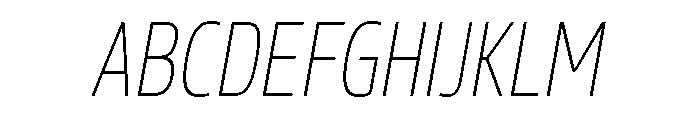 Rockeby Light Italic Font UPPERCASE