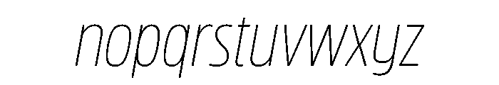 Rockeby Light Italic Font LOWERCASE