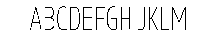 Rockeby Light Font UPPERCASE