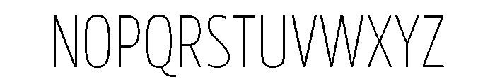 Rockeby Light Font UPPERCASE