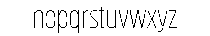 Rockeby Light Font LOWERCASE
