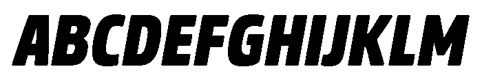Rockeby None Italic Font UPPERCASE