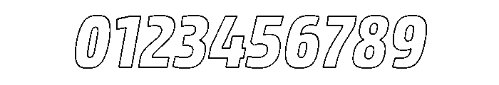 Rockeby Outline Italic Font OTHER CHARS