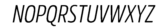 Rockeby Regular Italic Font UPPERCASE