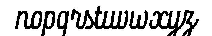 Rockeby Script Black Font LOWERCASE