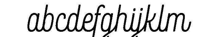 Rockeby Script Stencil Bold FONT